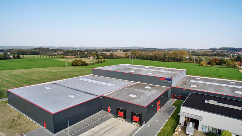 Logistikzentrum schon Schützdruck Loewe